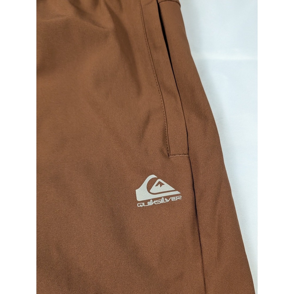 Quiksilver Mens Drylight Shorts XXL‎ Brown Regular Fit Athletic Drawstring - Picture 2 of 10